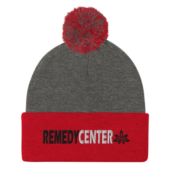 Remedy Center Pom-Pom Beanie *6 Colors* - Image 3