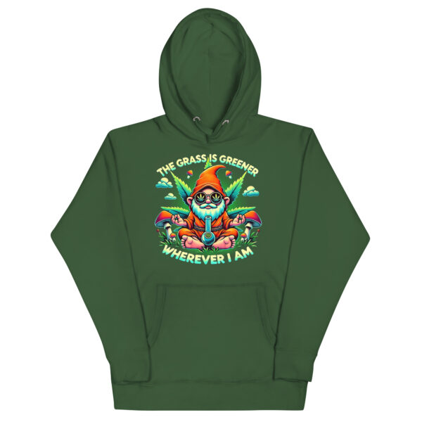 "The Grass Is Greener Wherever I Am" Remedy Center Hoodie