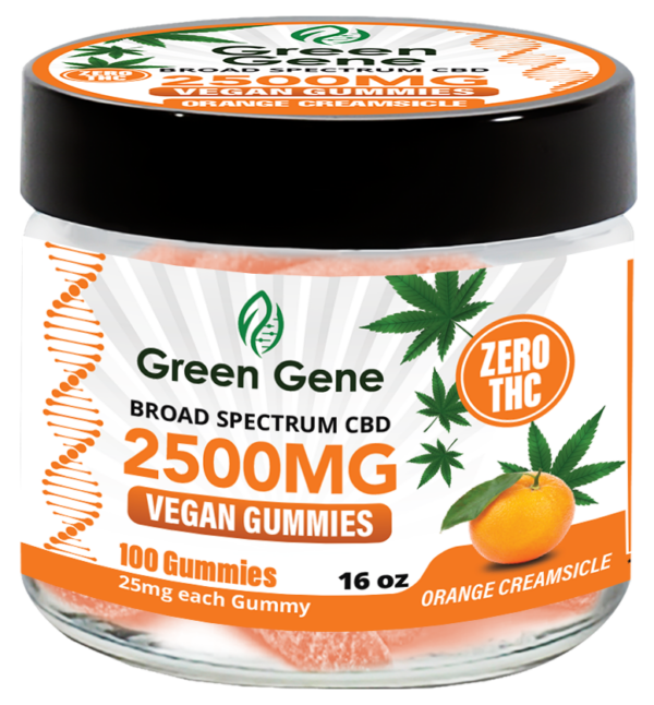 Green Genie CBD Vegan Pectin Infused Gummies w/ B12 Vitamins (625MG - 2500MG) - Image 40