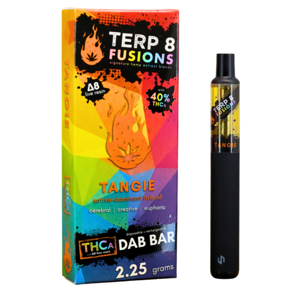 2.25-Gram Tangie THCA + D8 Live Resin Disposable Dab Bar