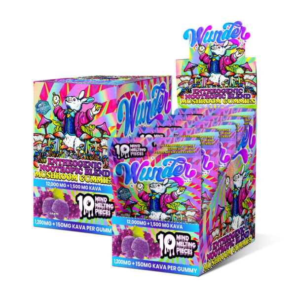 Wunder - High Potency Entheogenic + Kava Gummies | Grape Flavor - Image 2