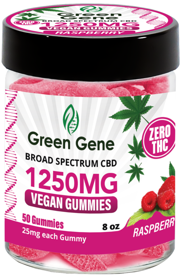 Green Genie CBD Vegan Pectin Infused Gummies w/ B12 Vitamins (625MG - 2500MG) - Image 32