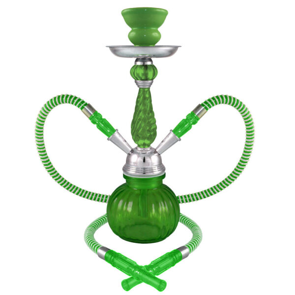 Posh 2-Hose Premium 12" Hookah - Colors Vary