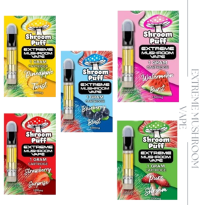 EXTREME MUSHROOM VAPE - 1 Gram Cartridge 5 Flavors