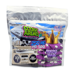 Cookie Airlines - Delta 9 THC Purple Velvet Cookie – Smooth, Vibrant, and Blissful