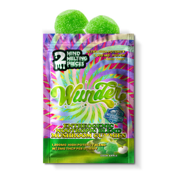 Wunder Sour Apple Gummies | High Potency Nootropic + THCp