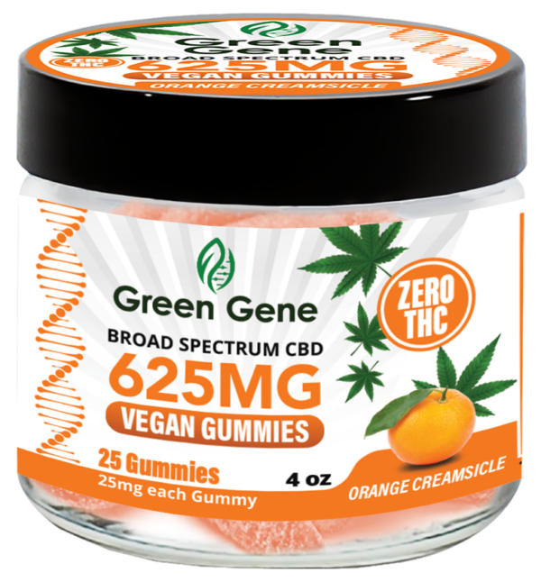 Green Genie CBD Vegan Pectin Infused Gummies w/ B12 Vitamins (625MG - 2500MG) - Image 4