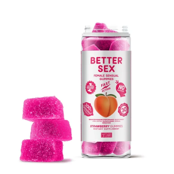 Better Sex Female Sensual Gummies - Heighten Your Passion (30 Gummies)