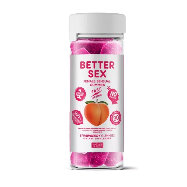 Better Sex Female Sensual Gummies - Heighten Your Passion (30 Gummies) - Image 3