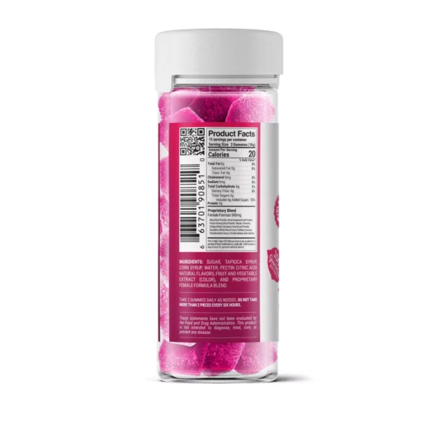 Better Sex Female Sensual Gummies - Heighten Your Passion (30 Gummies) - Image 6