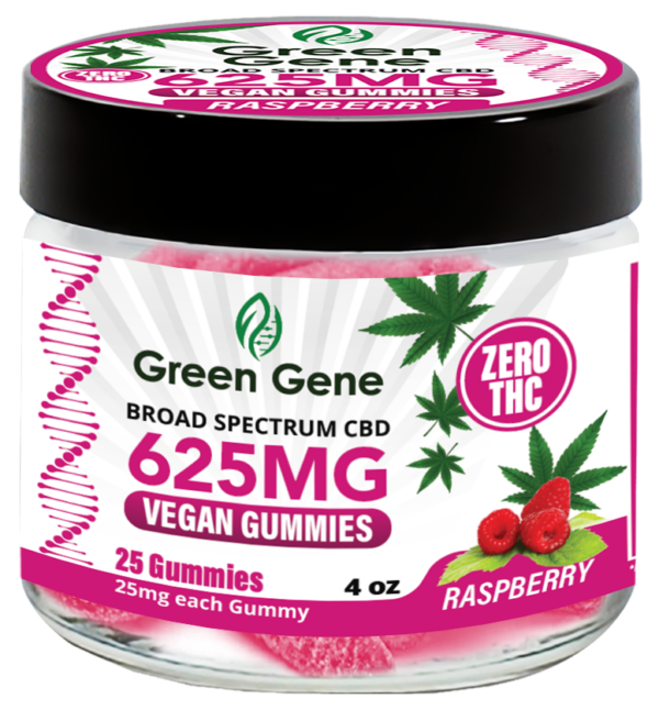 Green Genie CBD Vegan Pectin Infused Gummies w/ B12 Vitamins (625MG - 2500MG) - Image 15