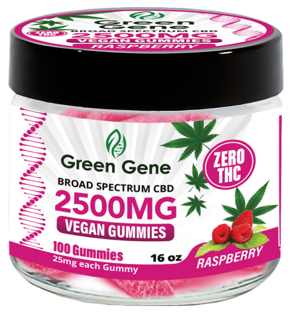 Green Genie CBD Vegan Pectin Infused Gummies w/ B12 Vitamins (625MG - 2500MG) - Image 47