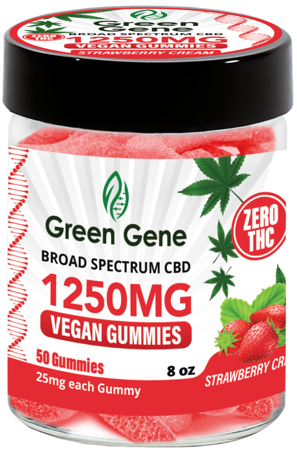 Green Genie CBD Vegan Pectin Infused Gummies w/ B12 Vitamins (625MG - 2500MG) - Image 35