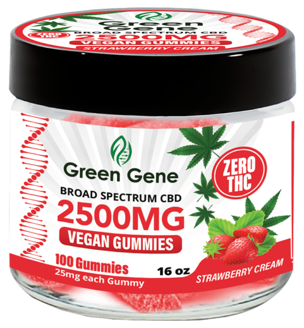 Green Genie CBD Vegan Pectin Infused Gummies w/ B12 Vitamins (625MG - 2500MG) - Image 49