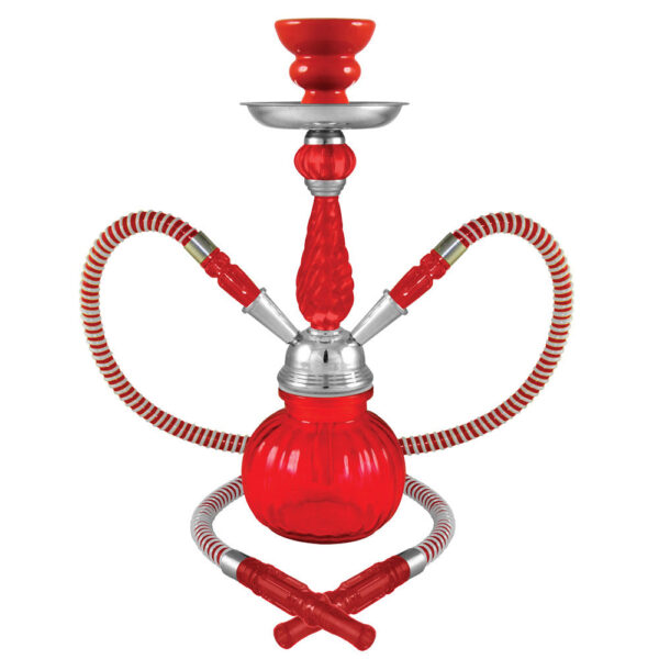 Posh 2-Hose Premium 12" Hookah - Colors Vary - Image 2