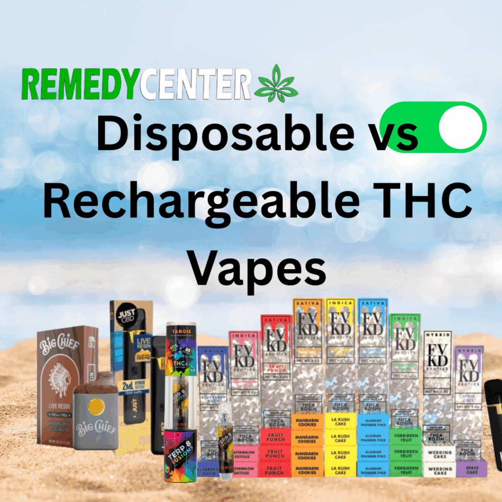 Disposable vs Rechargeable THC Vapes