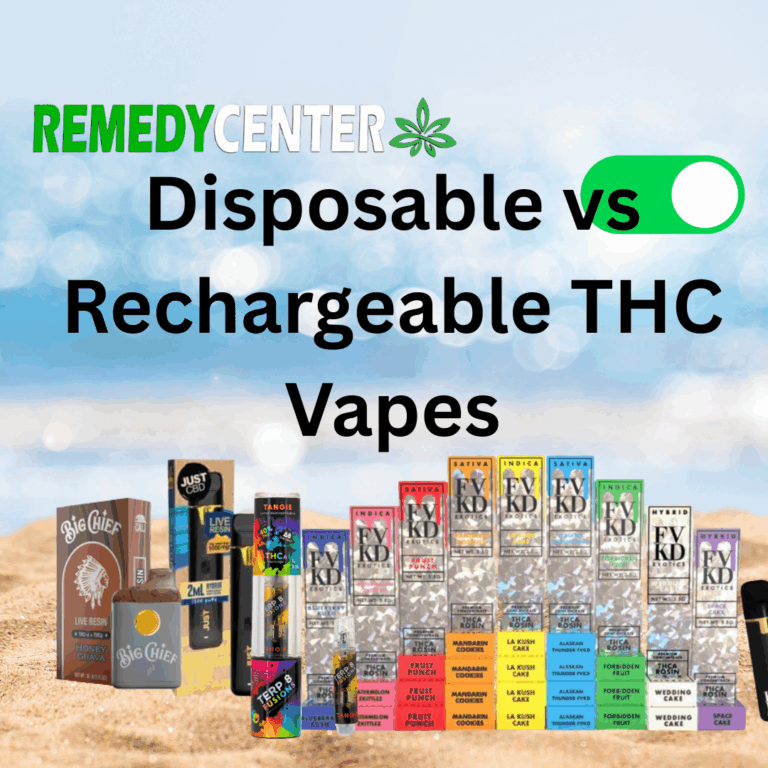 Disposable vs Rechargeable THC Vapes