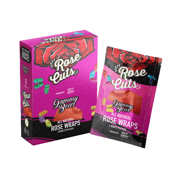 Rose Cuts - 3ct All Natural Rose Wraps - 5 Flavors! - Image 2