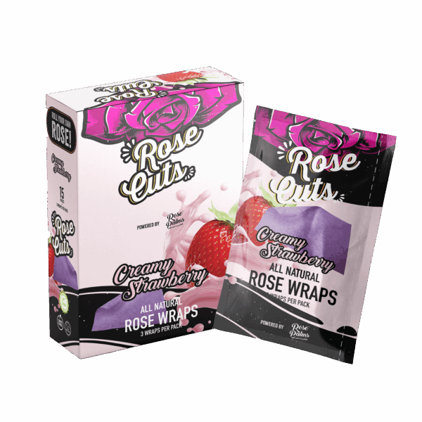 Rose Cuts - 3ct All Natural Rose Wraps - 5 Flavors! - Image 4