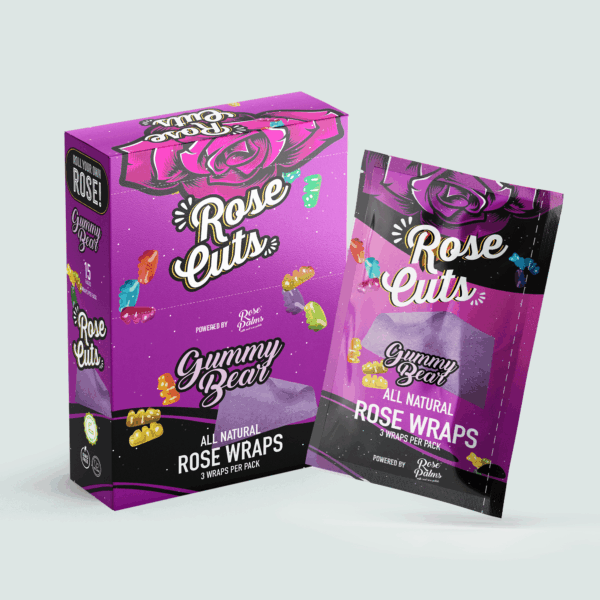 Rose Cuts - 3ct All Natural Rose Wraps - 5 Flavors! - Image 6